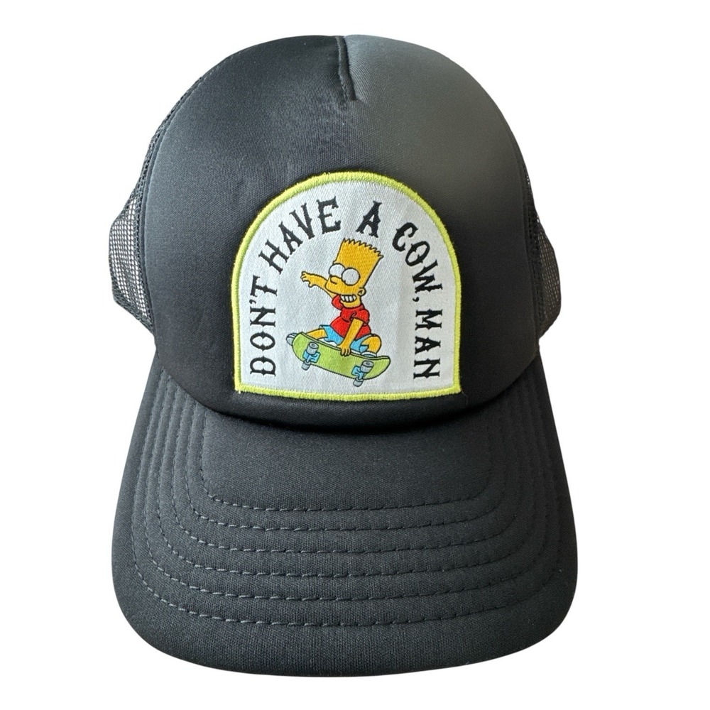 Simpsons Trucker Hat – "Don't Have a Cow,‎ Man" Mad Engine Brand New